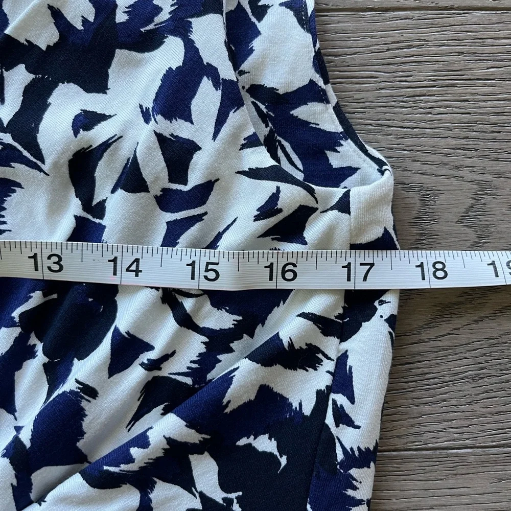 PURE COLLECTION Jersey Maxi Dress Blue Floral Print Size 12 New - Picture 7 of 8